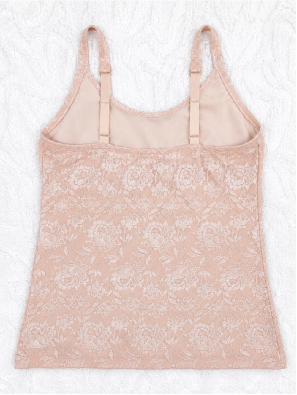 Cosabella Made in Italy Blush Pink Floral Lace Tank Top Medium - Picture 4 of 9